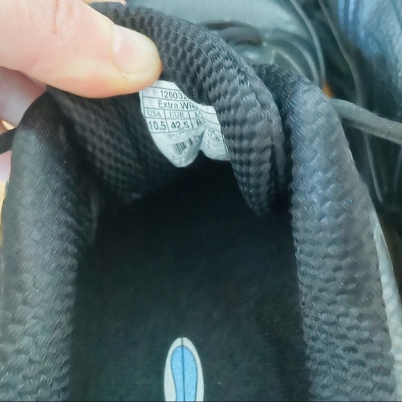 BROOKS Black Addiction Sneakers Walker Leather Wide Width 10.5 EE - Picture 6 of 8